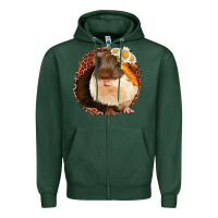 Sports Green Guinea Pig Zipper Hoodie - Bettercallsaul