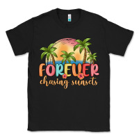 Black forever chasing sunsets Classic Tee - MaliasSmallBusiness