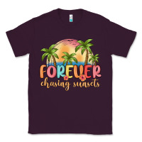 Plum forever chasing sunsets Classic Tee - MaliasSmallBusiness