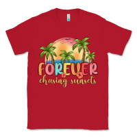 Red forever chasing sunsets Classic Tee - MaliasSmallBusiness