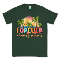 Sports Green forever chasing sunsets Classic Tee - MaliasSmallBusiness