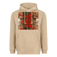 Mushroom grill master with bull skull Heavyweight Hoodie - TumblerDesignByShophia