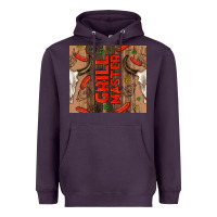 Plum grill master with bull skull Heavyweight Hoodie - TumblerDesignByShophia
