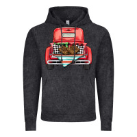 Vintage Black Christmas truck Vintage Hoodie - BarkalooDesign