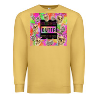 Antique Gold straight outta fucks to give Premium Sweatshirt - TumblerDesignByShophia