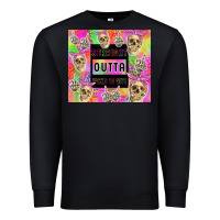 Black straight outta fucks to give Premium Sweatshirt - TumblerDesignByShophia