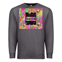 Charcoal Heather straight outta fucks to give Premium Sweatshirt - TumblerDesignByShophia