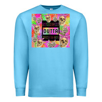 Ocean Blue straight outta fucks to give Premium Sweatshirt - TumblerDesignByShophia