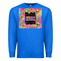 True Royal straight outta fucks to give Premium Sweatshirt - TumblerDesignByShophia