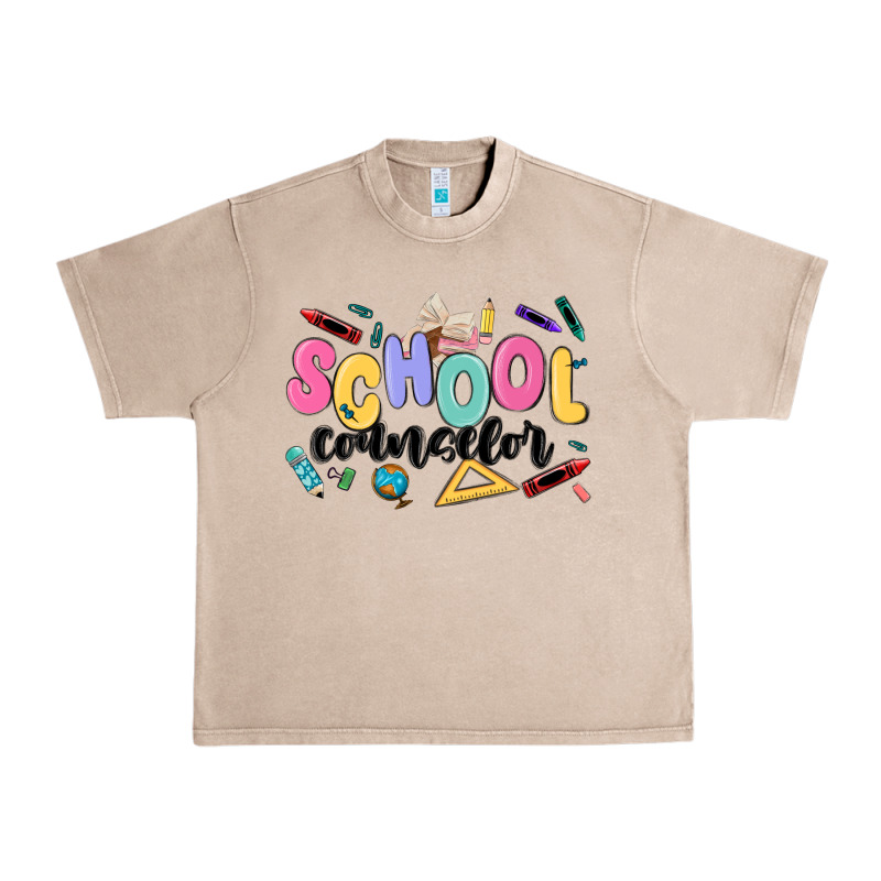School Counselor Urban Heavy Tee by MaliasSmallBusiness | Teevron