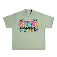 Oil Green school counselor Urban Heavy Tee - MaliasSmallBusiness