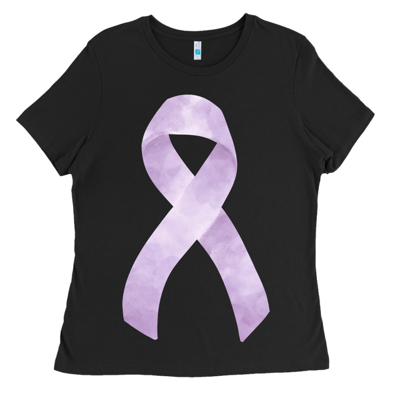 Testicular Cancer Ribbon Fa Element Ladies Tee by FaDigitalArtStudio | Teevron