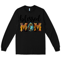 Black blessed mom Long Sleeve Tee - JahusDesignShop