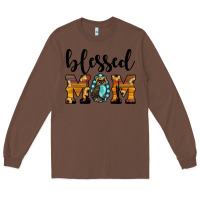 Chestnut blessed mom Long Sleeve Tee - JahusDesignShop