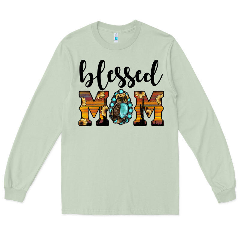 Blessed Mom Long Sleeve Tee by JahusDesignShop | Teevron