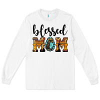 White blessed mom Long Sleeve Tee - JahusDesignShop