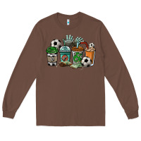 Chestnut soccer coffee cups Long Sleeve Tee - NancyCooperArtShop