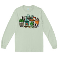 Matcha soccer coffee cups Long Sleeve Tee - NancyCooperArtShop