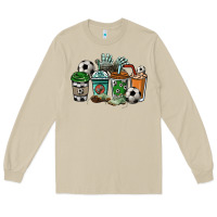 Mushroom soccer coffee cups Long Sleeve Tee - NancyCooperArtShop
