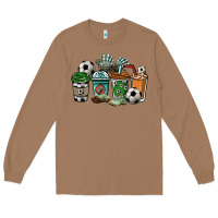 Toasted Coconut soccer coffee cups Long Sleeve Tee - NancyCooperArtShop