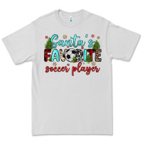 Dove Grey santa s favorite soccer player Premium Tee - JahusDesignShop