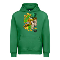 Emerald when you are dead inside but its st.patricks Urban Hoodie - FaDigitalArtStudio