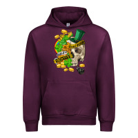 Mauve Wine when you are dead inside but its st.patricks Urban Hoodie - FaDigitalArtStudio