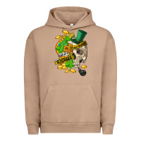 Pigment Burro when you are dead inside but its st.patricks Urban Hoodie - FaDigitalArtStudio