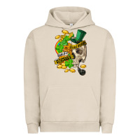 Pigment French Oak when you are dead inside but its st.patricks Urban Hoodie - FaDigitalArtStudio