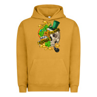 Pigment Peanut Butter when you are dead inside but its st.patricks Urban Hoodie - FaDigitalArtStudio