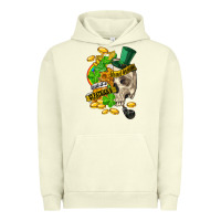 Pigment Pistachio when you are dead inside but its st.patricks Urban Hoodie - FaDigitalArtStudio