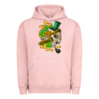 Pigment Salmon when you are dead inside but its st.patricks Urban Hoodie - FaDigitalArtStudio