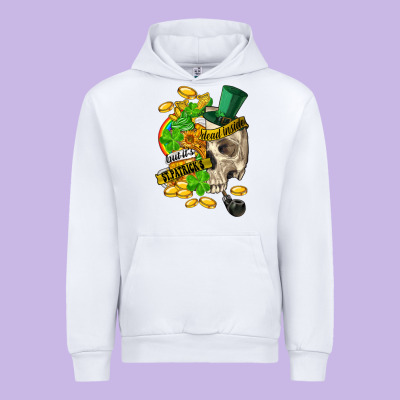 When You Are Dead Inside But Its St.patricks Urban Hoodie Designed By Fadigitalartstudio
