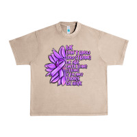 French Oak purple pancreatic cancer sunflower and cancer ribb Urban Heavy Tee - MaliasSmallBusiness