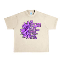 Sandshell purple pancreatic cancer sunflower and cancer ribb Urban Heavy Tee - MaliasSmallBusiness