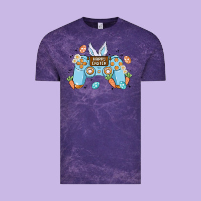 Boy Happy Easter Vintage Tee Designed By Maliassmallbusiness