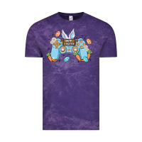 Cloud Purple boy happy easter Vintage Tee - MaliasSmallBusiness