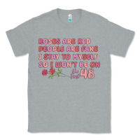 Heather Grey roses are red Classic Tee - MaliasSmallBusiness