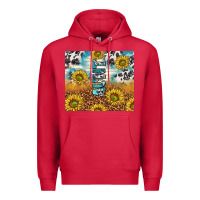 Cardinal aunt sunflower leopard glitter Premium Hoodie - TumblerDesignByShophia