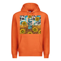 Carrot aunt sunflower leopard glitter Premium Hoodie - TumblerDesignByShophia