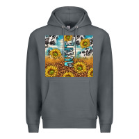 Rock aunt sunflower leopard glitter Premium Hoodie - TumblerDesignByShophia