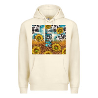 Sandshell aunt sunflower leopard glitter Premium Hoodie - TumblerDesignByShophia