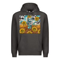 Smoke aunt sunflower leopard glitter Premium Hoodie - TumblerDesignByShophia