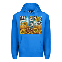 True Royal aunt sunflower leopard glitter Premium Hoodie - TumblerDesignByShophia