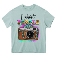Arona i shoot people tie dye gemstone vintage camera Heavy Core Tee - FaDigitalArtStudio