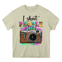 Mossy i shoot people tie dye gemstone vintage camera Heavy Core Tee - FaDigitalArtStudio