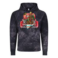Cloud Black Christmas truck Vintage Hoodie - BarkalooDesign