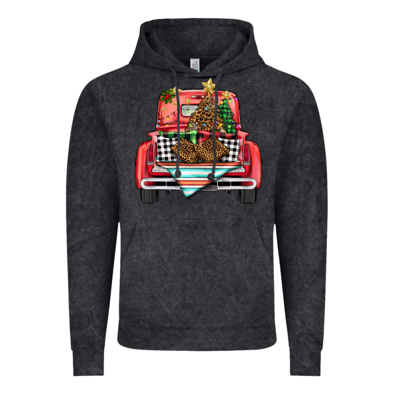Christmas Truck Vintage Hoodie by BarkalooDesign | Teevron