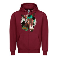 Burgundy Donkey Bad Zipper Hoodie - Bettercallsaul
