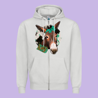 Donkey Bad Zipper Hoodie Designed By Bettercallsaul